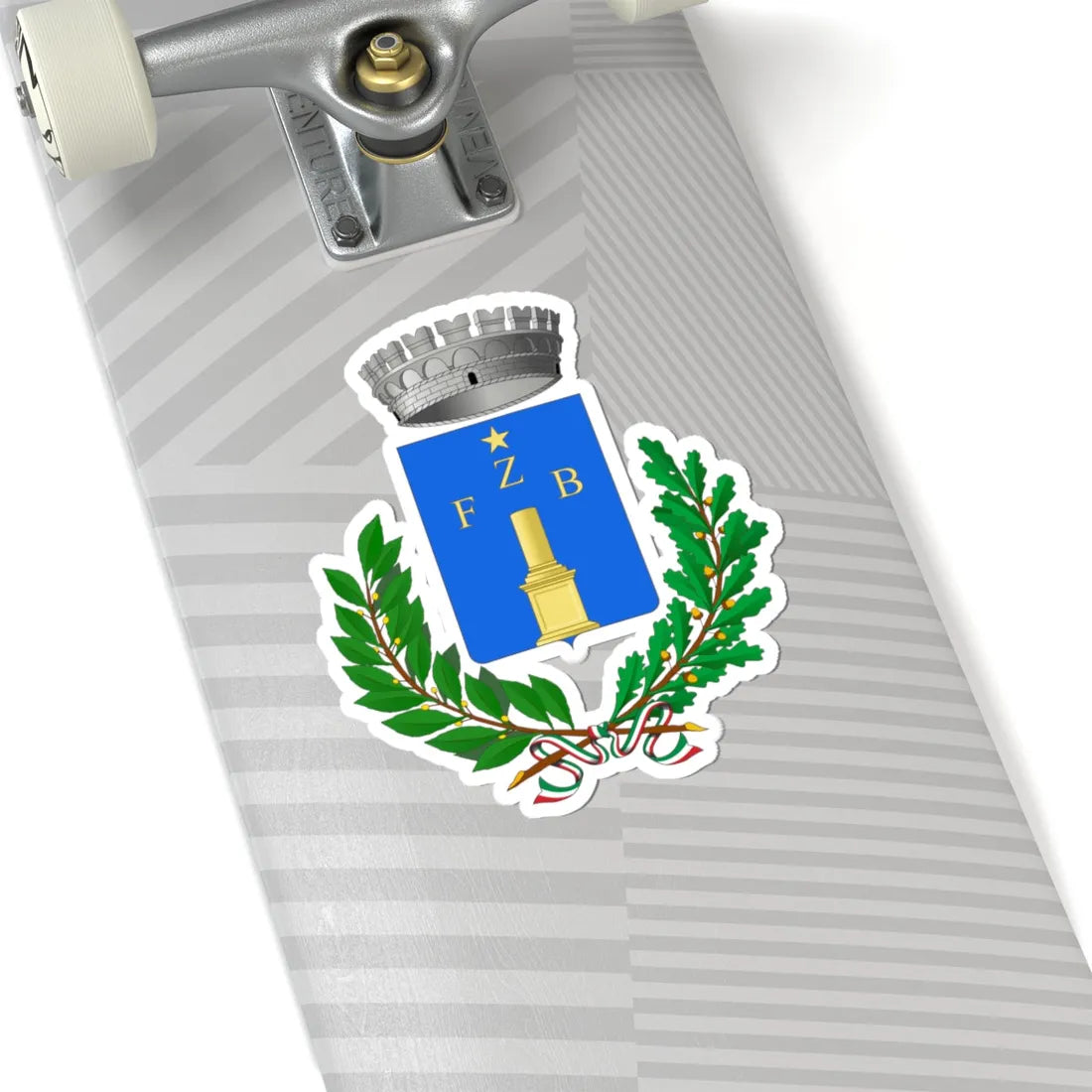 Zenson di Piave-Stemma (Italy) (Coat of Arms) STICKER Vinyl Kiss-Cut Decal - The Sticker Space