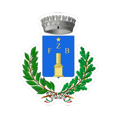 Zenson di Piave-Stemma (Italy) (Coat of Arms) STICKER Vinyl Kiss-Cut Decal - The Sticker Space