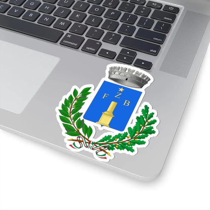 Zenson di Piave-Stemma (Italy) (Coat of Arms) STICKER Vinyl Kiss-Cut Decal - The Sticker Space
