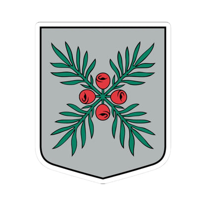 Zentenes pagasta ģerbonis (Latvia) (Coat of Arms) STICKER Vinyl Kiss-Cut Decal 3 Inch White - The Sticker Space