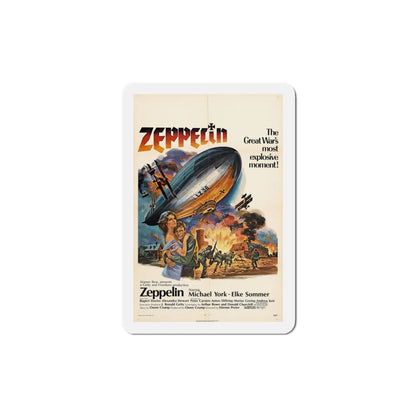 Zeppelin 1971 Movie Poster Refrigerator Magnet 4 Inch - The Sticker Space