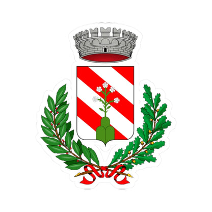 Zerba-Stemma (Italy) (Coat of Arms) STICKER Vinyl Kiss-Cut Decal 2 Inch White - The Sticker Space