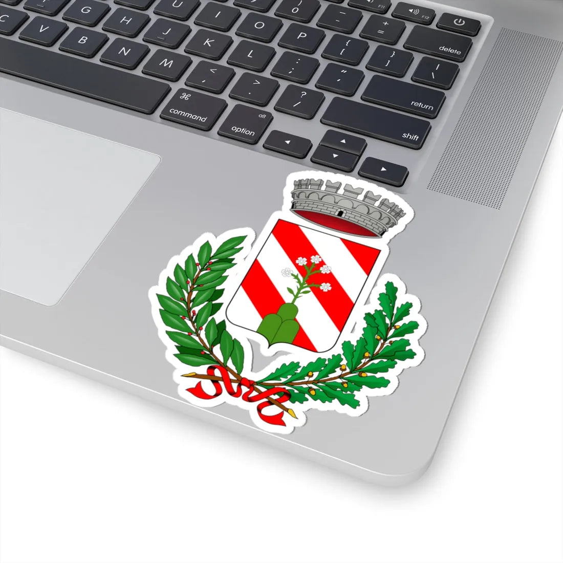 Zerba-Stemma (Italy) (Coat of Arms) STICKER Vinyl Kiss-Cut Decal - The Sticker Space