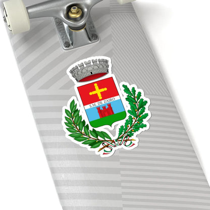 Zero Branco-Stemma (Italy) (Coat of Arms) STICKER Vinyl Kiss-Cut Decal - The Sticker Space
