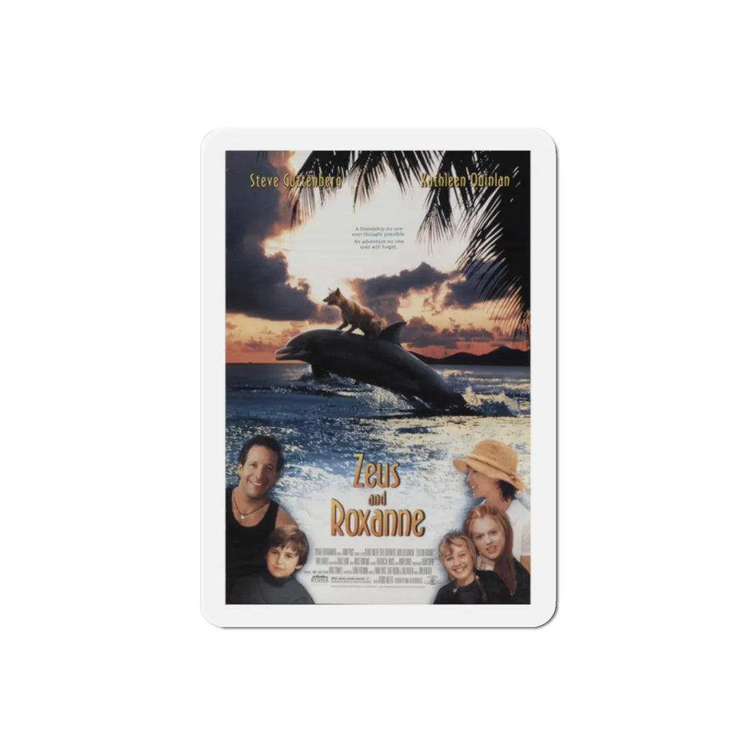 Zeus and Roxanne 1997 Movie Poster Refrigerator Magnet 2 Inch - The Sticker Space