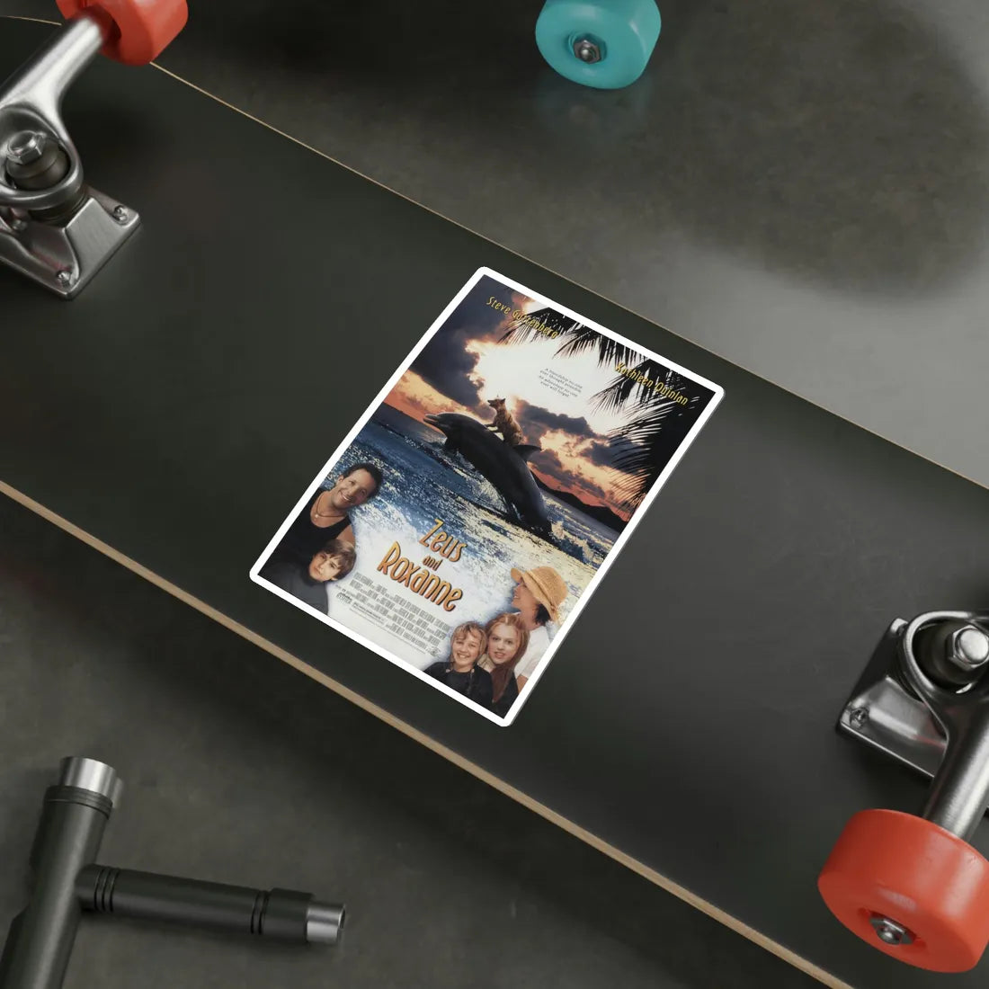 Zeus and Roxanne 1997 Movie Poster STICKER Vinyl Die-Cut Decal - The Sticker Space