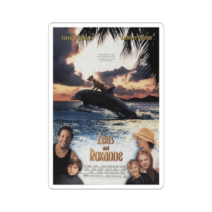 Zeus and Roxanne 1997 Movie Poster - STICKER Vinyl Kiss-Cut Decal 3 Inch White - The Sticker Space