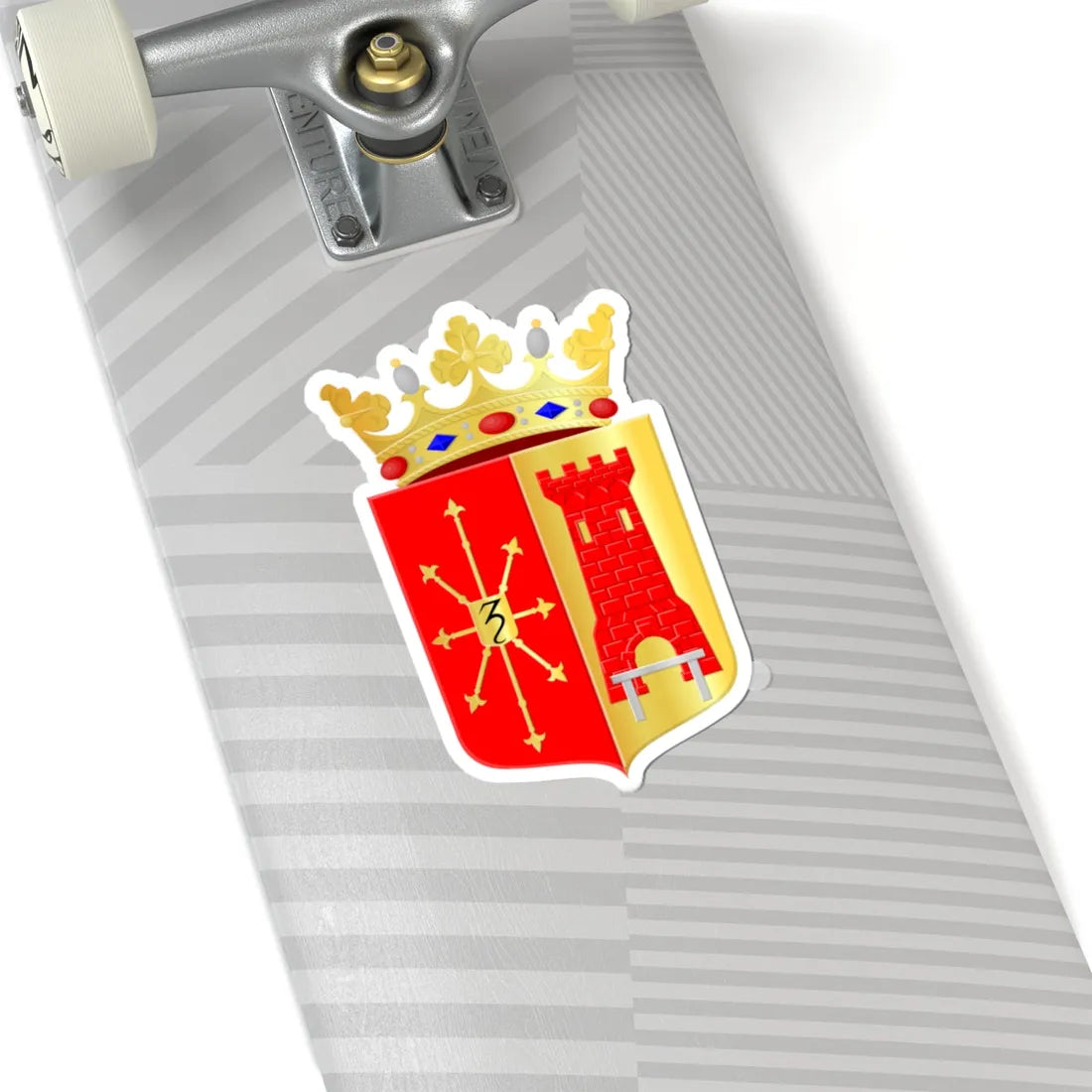 Zevenaar wapen 2018 (Netherlands) (Coat of Arms) STICKER Vinyl Kiss-Cut Decal - The Sticker Space