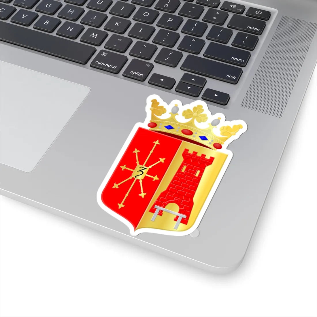 Zevenaar wapen 2018 (Netherlands) (Coat of Arms) STICKER Vinyl Kiss-Cut Decal - The Sticker Space