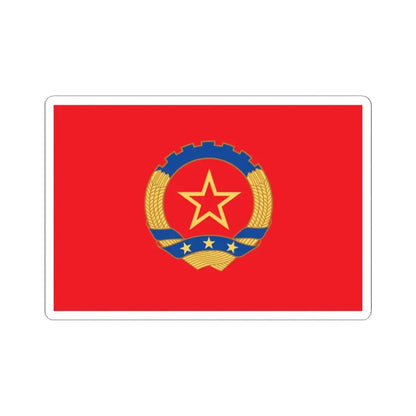 Zhang Ding and Zhong Ling Flag of the Peoples Republic of China (China) STICKER Vinyl Kiss-Cut Decal 2 Inch White - The Sticker Space