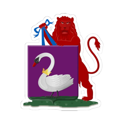 Zijpe wapen (Netherlands) (Coat of Arms) STICKER Vinyl Kiss-Cut Decal 4 Inch White - The Sticker Space