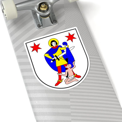 Zillis-Reischen wappen (Switzerland) (Coat of Arms) STICKER Vinyl Kiss-Cut Decal - The Sticker Space