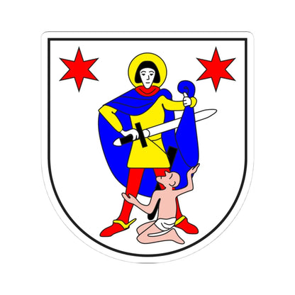 Zillis-Reischen wappen (Switzerland) (Coat of Arms) STICKER Vinyl Kiss-Cut Decal - The Sticker Space