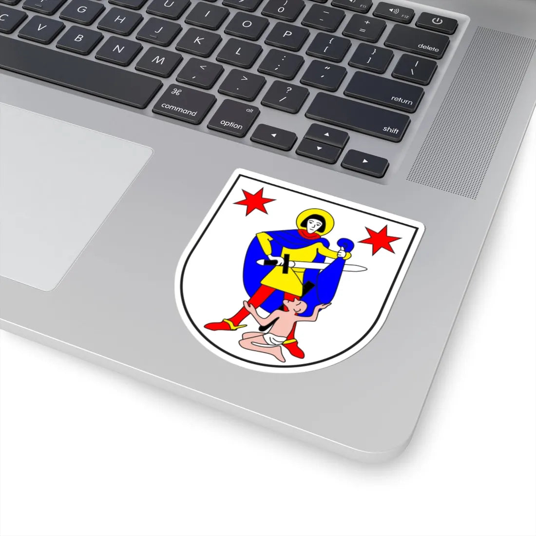 Zillis-Reischen wappen (Switzerland) (Coat of Arms) STICKER Vinyl Kiss-Cut Decal - The Sticker Space