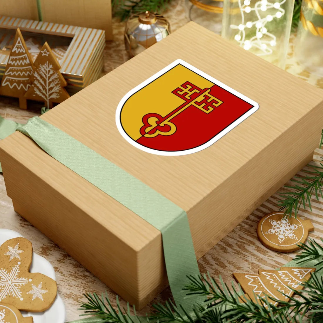 Zilupe COA (Latvia) (Coat of Arms) STICKER Vinyl Kiss-Cut Decal - The Sticker Space