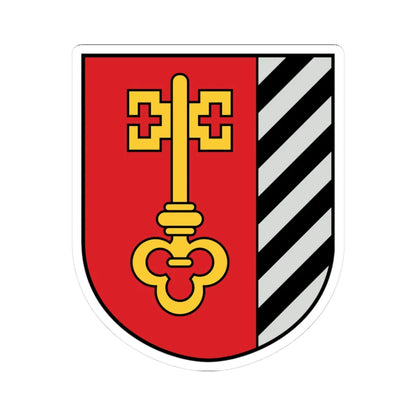 Zilupes novads COA (Latvia) (Coat of Arms) STICKER Vinyl Kiss-Cut Decal 3 Inch White - The Sticker Space