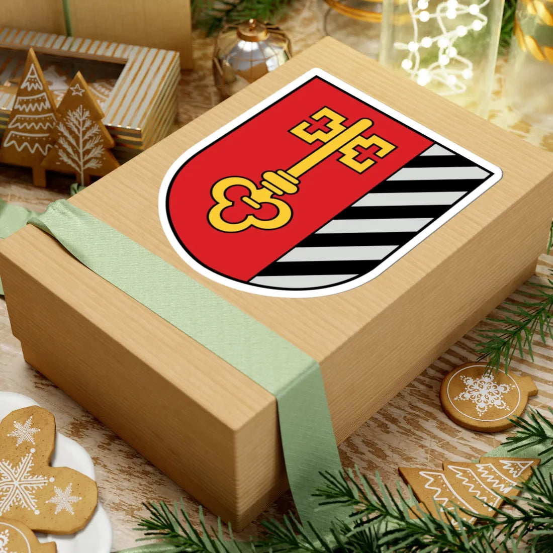 Zilupes novads COA (Latvia) (Coat of Arms) STICKER Vinyl Kiss-Cut Decal - The Sticker Space