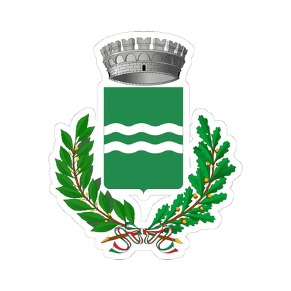 Zimella-Stemma (Italy) (Coat of Arms) STICKER Vinyl Kiss-Cut Decal 4 Inch White - The Sticker Space