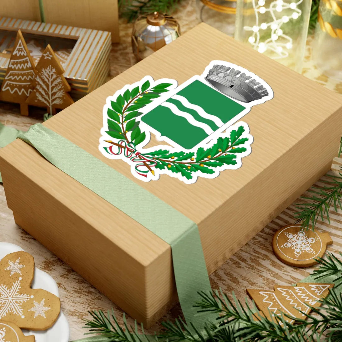 Zimella-Stemma (Italy) (Coat of Arms) STICKER Vinyl Kiss-Cut Decal - The Sticker Space