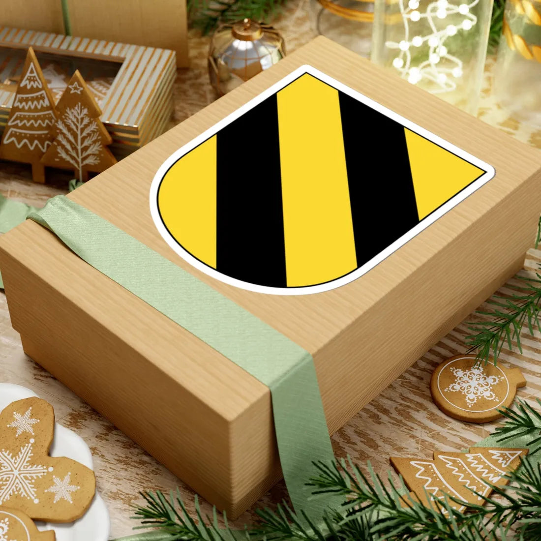 Zimikon coat of arms (Switzerland) (Coat of Arms) STICKER Vinyl Kiss-Cut Decal - The Sticker Space