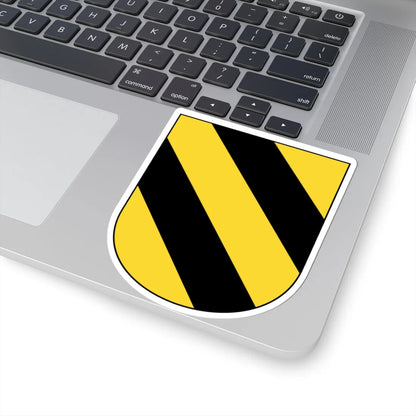 Zimikon coat of arms (Switzerland) (Coat of Arms) STICKER Vinyl Kiss-Cut Decal - The Sticker Space