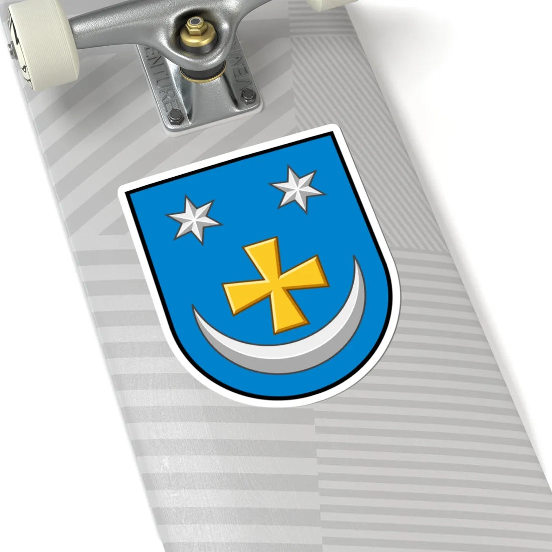 Zinkiv coat of arms escutcheon (Ukraine) (Coat of Arms) STICKER Vinyl Kiss-Cut Decal - The Sticker Space