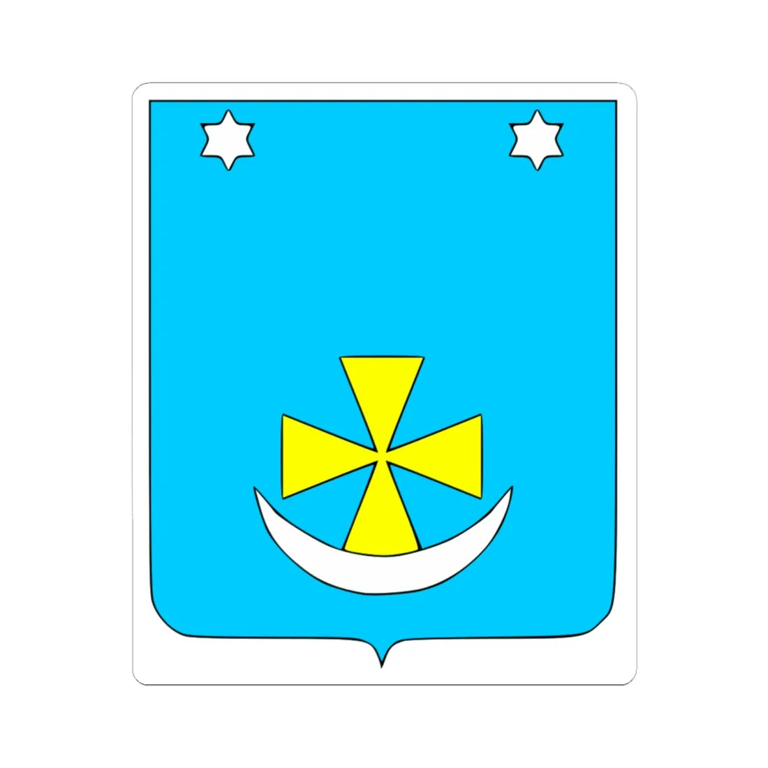 Zinkiv coat of arms (Ukraine) (Coat of Arms) STICKER Vinyl Kiss-Cut Decal - The Sticker Space