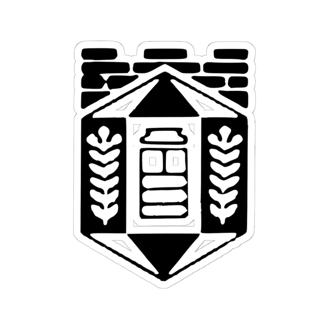 Zlatograd Wappen (Bulgaria) (Coat of Arms) STICKER Vinyl Kiss-Cut Decal 6 Inch White - The Sticker Space