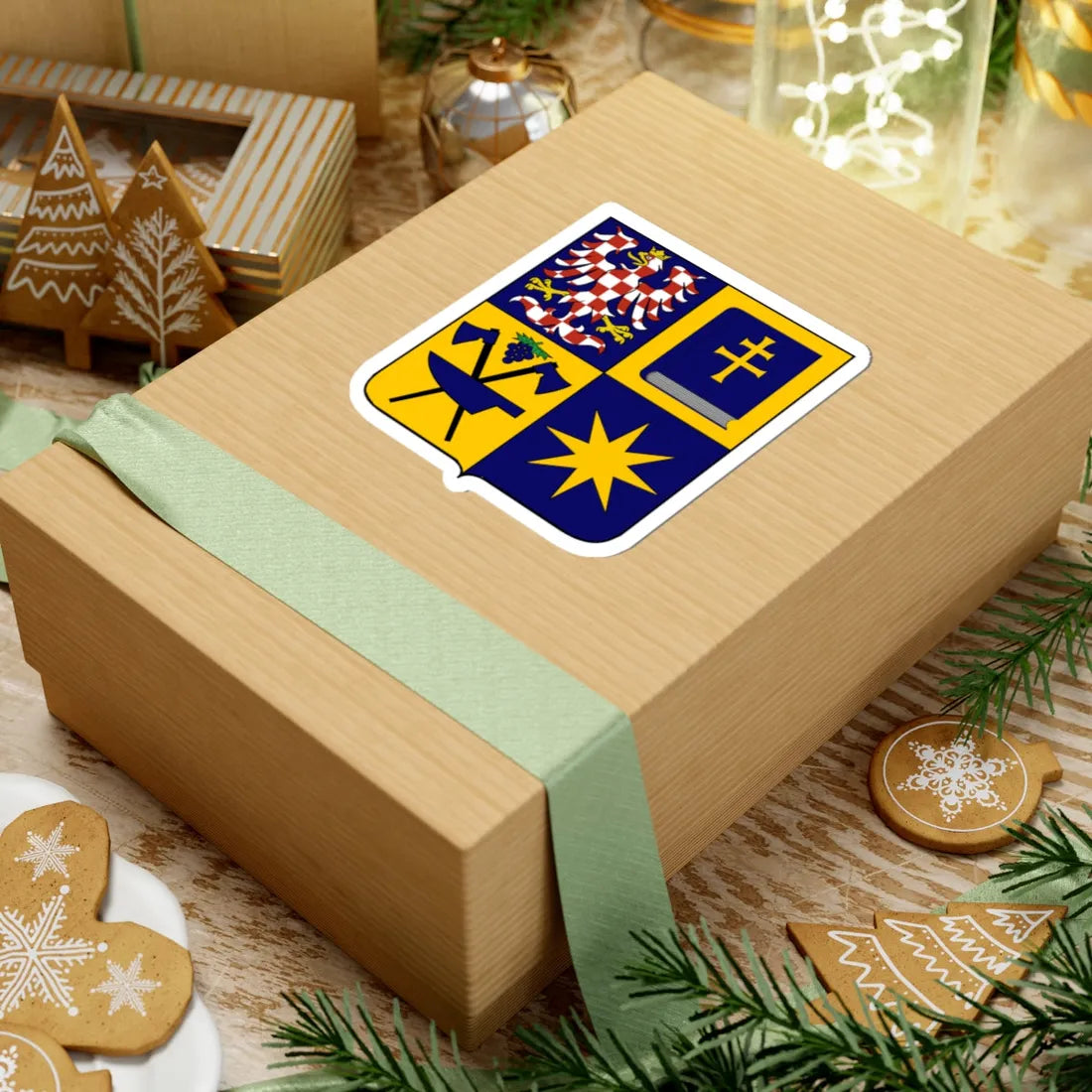 Zlin Region CoA CZ (Czech Republic) (Coat of Arms) STICKER Vinyl Kiss-Cut Decal - The Sticker Space