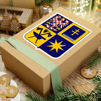 Zlin Region CoA CZ (Czech Republic) (Coat of Arms) STICKER Vinyl Kiss-Cut Decal - The Sticker Space