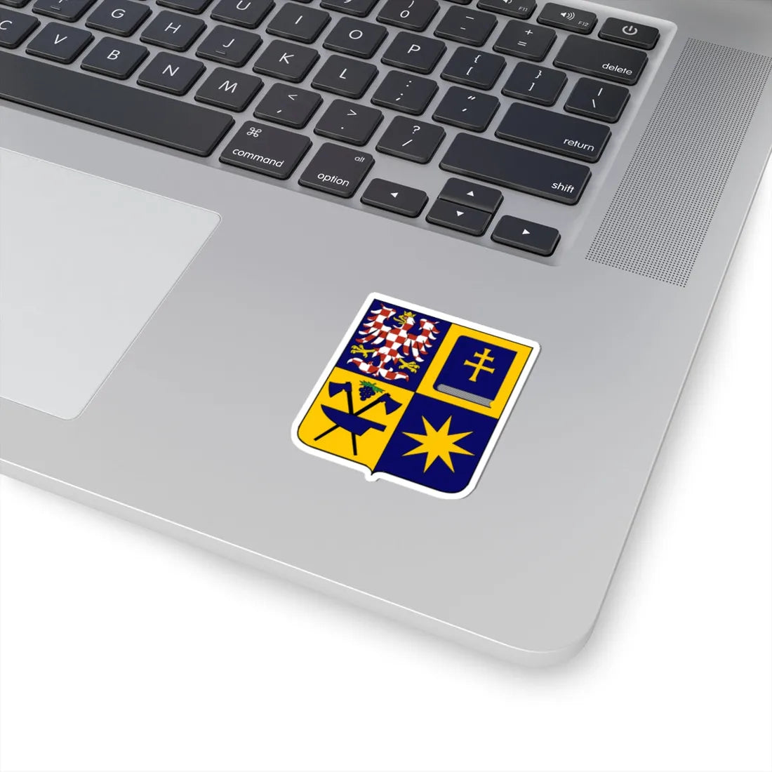 Zlin Region CoA CZ (Czech Republic) (Coat of Arms) STICKER Vinyl Kiss-Cut Decal - The Sticker Space