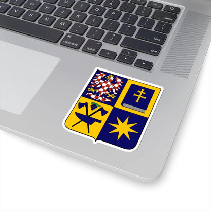 Zlin Region CoA CZ (Czech Republic) (Coat of Arms) STICKER Vinyl Kiss-Cut Decal - The Sticker Space