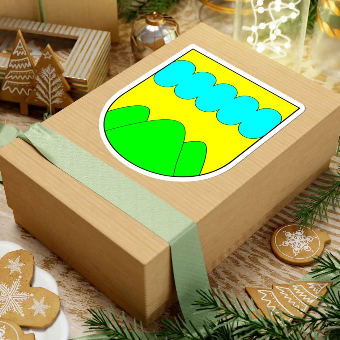 Znak Drahanské vrchviny (Czech Republic) (Coat of Arms) STICKER Vinyl Kiss-Cut Decal - The Sticker Space