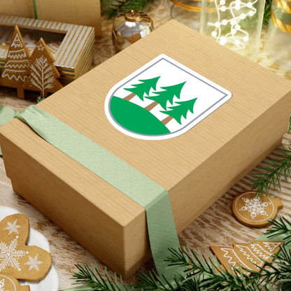 Znak Újezd nad Lesy (Czech Republic) (Coat of Arms) STICKER Vinyl Kiss-Cut Decal - The Sticker Space