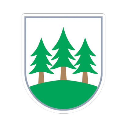 Znak Újezd nad Lesy (Czech Republic) (Coat of Arms) STICKER Vinyl Kiss-Cut Decal - The Sticker Space