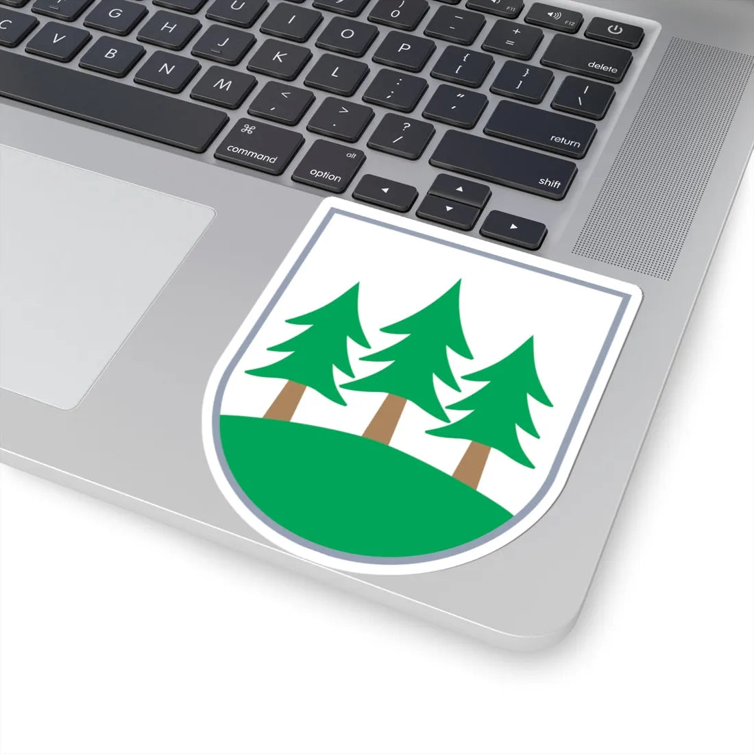 Znak Újezd nad Lesy (Czech Republic) (Coat of Arms) STICKER Vinyl Kiss-Cut Decal - The Sticker Space