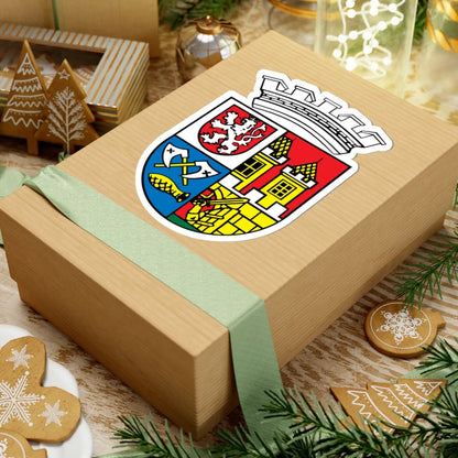 Znak mestske casti Praha 10 (Czech Republic) (Coat of Arms) STICKER Vinyl Kiss-Cut Decal - The Sticker Space