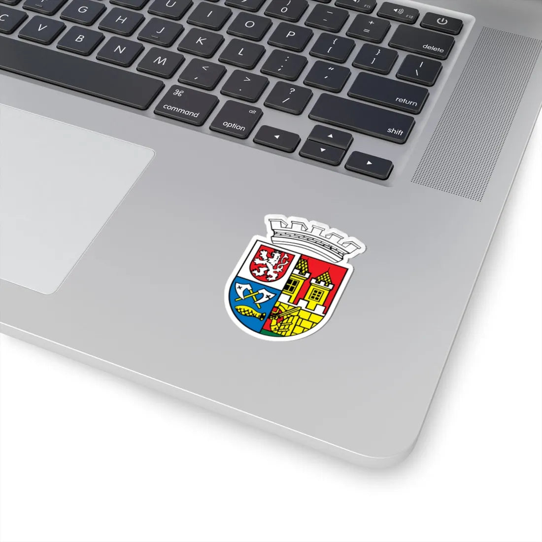 Znak mestske casti Praha 10 (Czech Republic) (Coat of Arms) STICKER Vinyl Kiss-Cut Decal - The Sticker Space