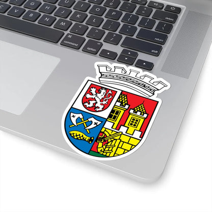 Znak mestske casti Praha 10 (Czech Republic) (Coat of Arms) STICKER Vinyl Kiss-Cut Decal - The Sticker Space