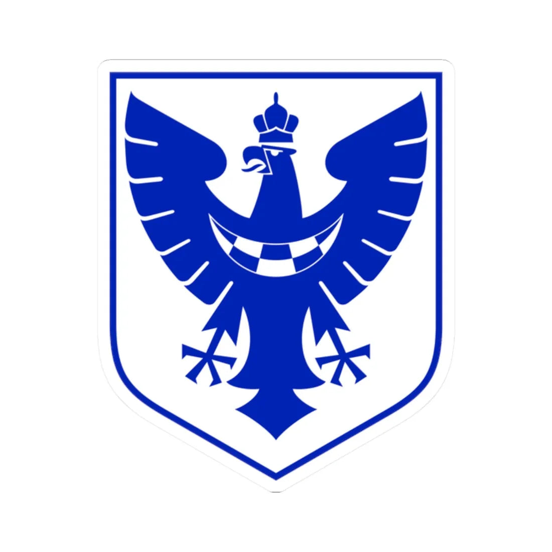 Znak Slovenskega Domobranstva (Slovenia) (Coat of Arms) STICKER Vinyl Kiss-Cut Decal 2 Inch White - The Sticker Space