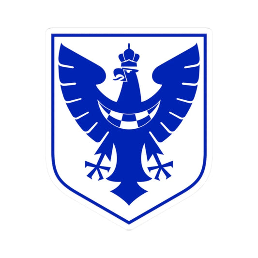 Znak Slovenskega Domobranstva (Slovenia) (Coat of Arms) STICKER Vinyl Kiss-Cut Decal 2 Inch White - The Sticker Space