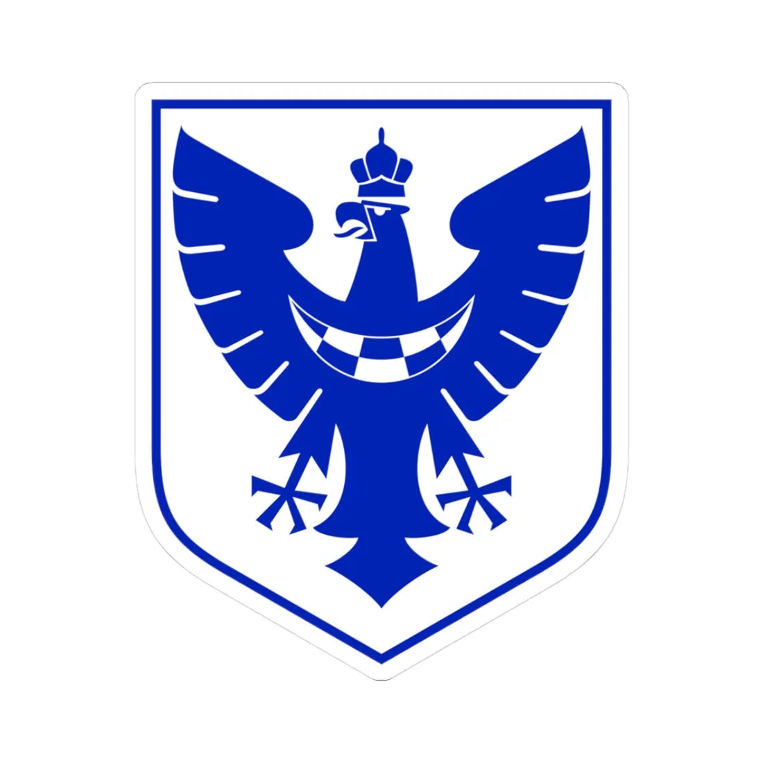 Znak Slovenskega Domobranstva (Slovenia) (Coat of Arms) STICKER Vinyl Kiss-Cut Decal 3 Inch White - The Sticker Space