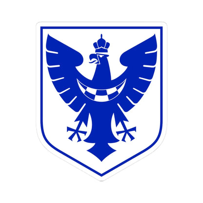 Znak Slovenskega Domobranstva (Slovenia) (Coat of Arms) STICKER Vinyl Kiss-Cut Decal 3 Inch White - The Sticker Space