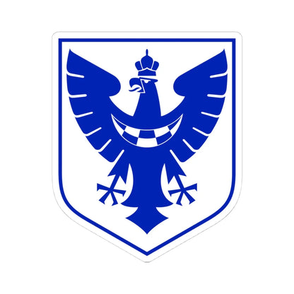 Znak Slovenskega Domobranstva (Slovenia) (Coat of Arms) STICKER Vinyl Kiss-Cut Decal 4 Inch White - The Sticker Space