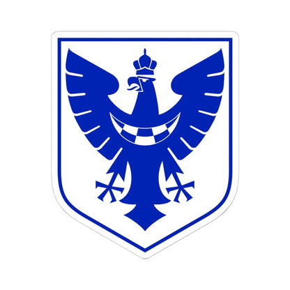 Znak Slovenskega Domobranstva (Slovenia) (Coat of Arms) STICKER Vinyl Kiss-Cut Decal 6 Inch White - The Sticker Space