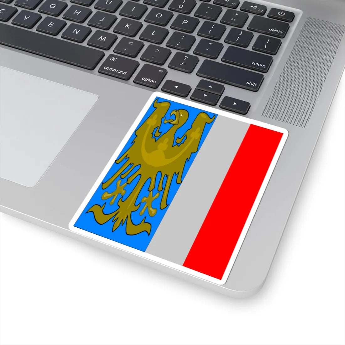 Znak Těšínska (Slovakia) (Coat of Arms) STICKER Vinyl Kiss-Cut Decal - The Sticker Space