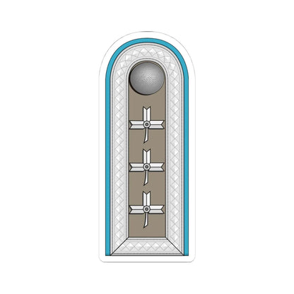 ZNDH časnički namjesnik (Croatia) (Military Rank) STICKER Vinyl Kiss-Cut Decal 4 Inch White - The Sticker Space