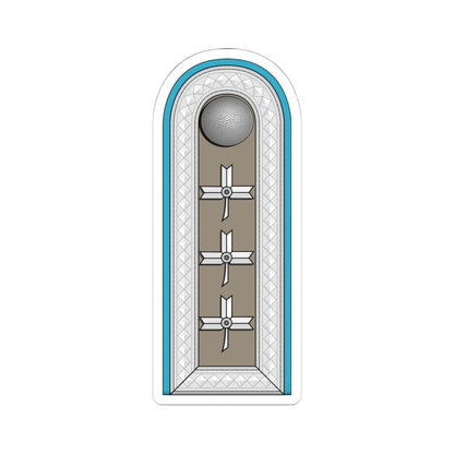 ZNDH časnički namjesnik (Croatia) (Military Rank) STICKER Vinyl Kiss-Cut Decal 6 Inch White - The Sticker Space