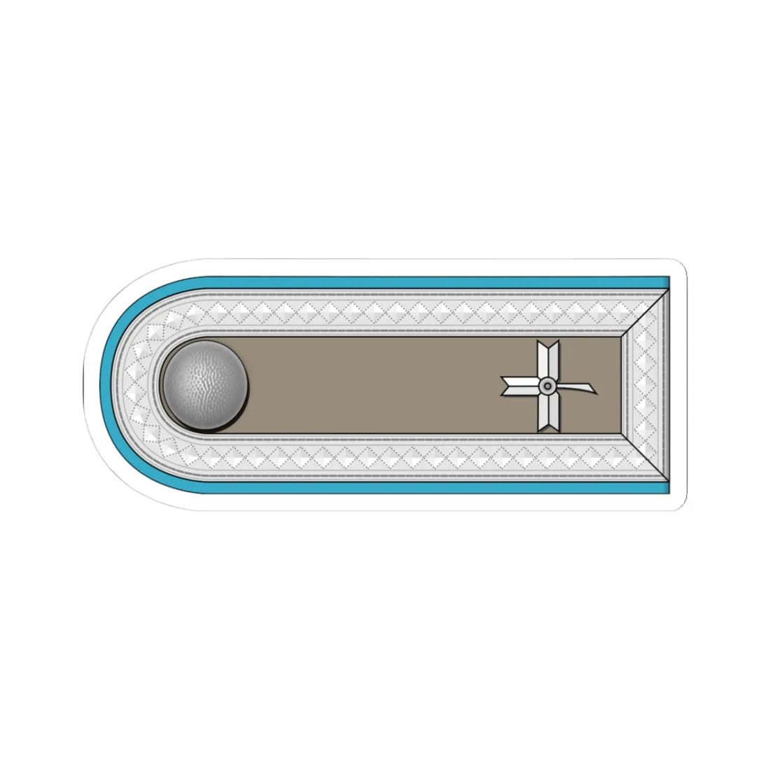 ZNDH Narednik h (Croatia) (Military Rank) STICKER Vinyl Kiss-Cut Decal 3 Inch White - The Sticker Space