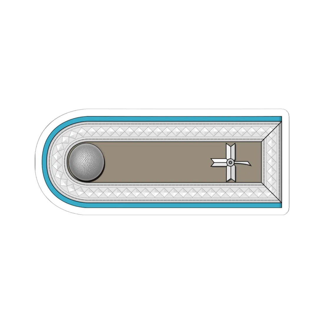 ZNDH Narednik h (Croatia) (Military Rank) STICKER Vinyl Kiss-Cut Decal 6 Inch White - The Sticker Space